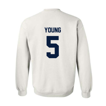 AU - NCAA Men's Ice Hockey : Easton Young - Classic Shersey Crewneck Sweatshirt-1