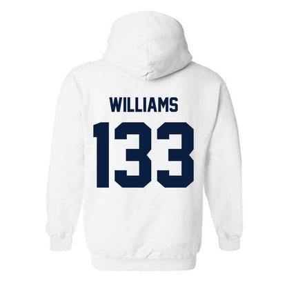 AU - NCAA Wrestling : Bentley Williams - Classic Shersey Hooded Sweatshirt-1
