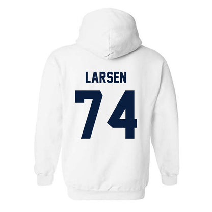 AU - NCAA Football : Josh Larsen - Classic Shersey Hooded Sweatshirt-1