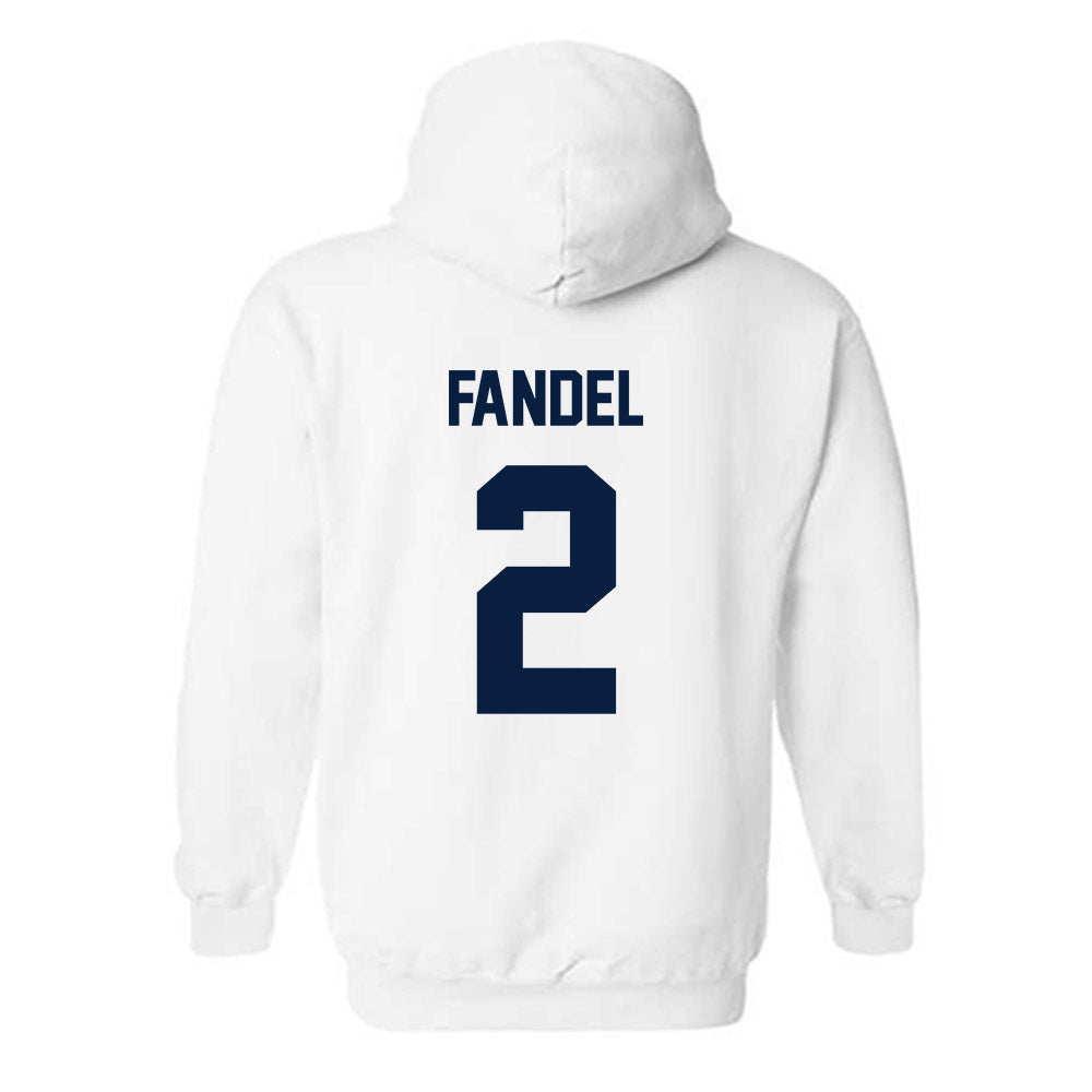 AU - NCAA Men's Ice Hockey : Landon Fandel - Classic Shersey Hooded Sweatshirt-1