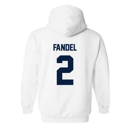 AU - NCAA Men's Ice Hockey : Landon Fandel - Classic Shersey Hooded Sweatshirt-1