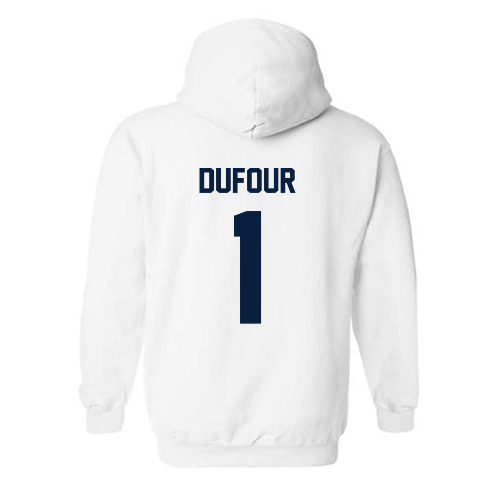 AU - NCAA Women's Tennis : Nicole Dufour - Classic Shersey Hooded Sweatshirt-1