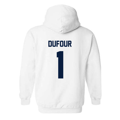 AU - NCAA Women's Tennis : Nicole Dufour - Classic Shersey Hooded Sweatshirt-1