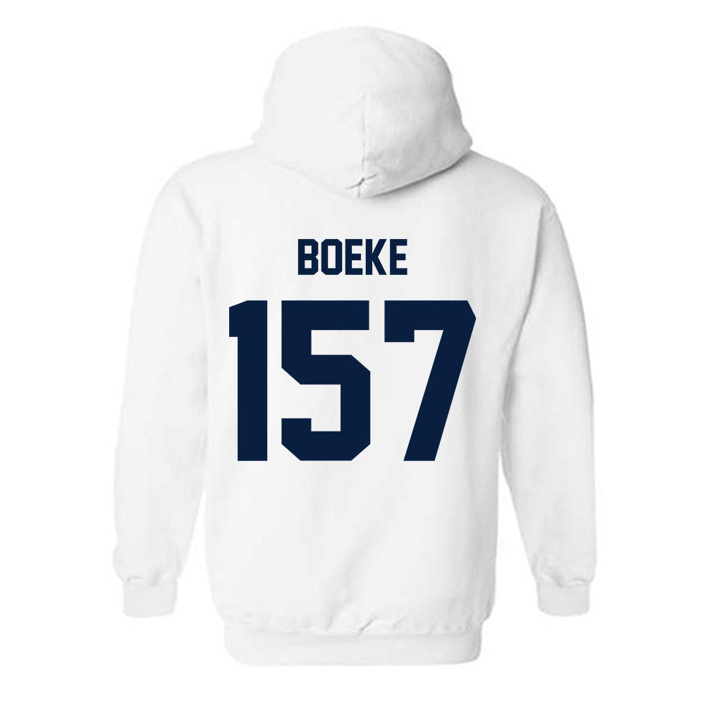 AU - NCAA Wrestling : Kyle Boeke - Classic Shersey Hooded Sweatshirt-1
