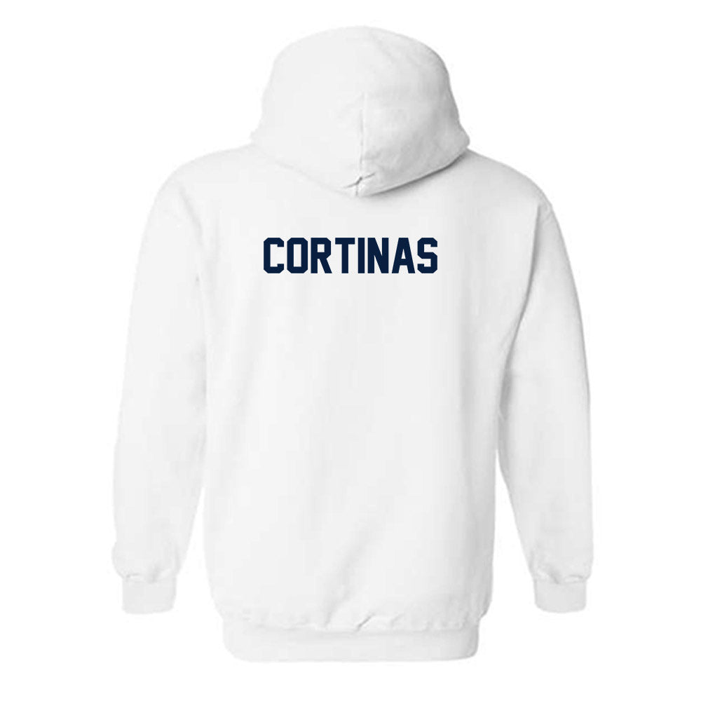 AU - NCAA Men's Tennis : Christian Cortinas - Classic Fashion Shersey Hooded Sweatshirt