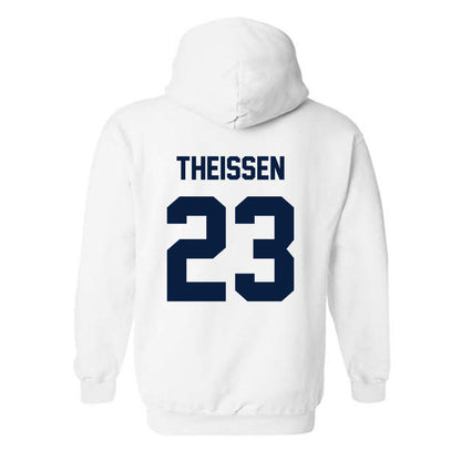 AU - NCAA Men's Ice Hockey : Carter Theissen - Classic Shersey Hooded Sweatshirt-1