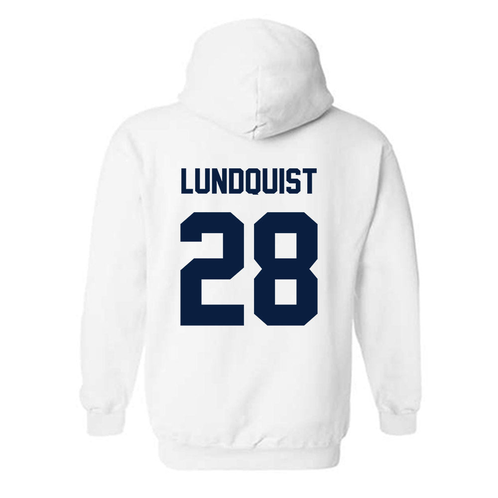AU - NCAA Baseball : Jake Lundquist - Classic Shersey Hooded Sweatshirt-1
