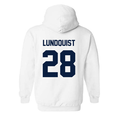 AU - NCAA Baseball : Jake Lundquist - Classic Shersey Hooded Sweatshirt-1