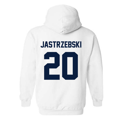 AU - NCAA Men's Ice Hockey : Jacob Jastrzebski - Classic Shersey Hooded Sweatshirt-1