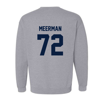 AU - NCAA Men's Ice Hockey : Brett Meerman - Classic Fashion Shersey Crewneck Sweatshirt-1