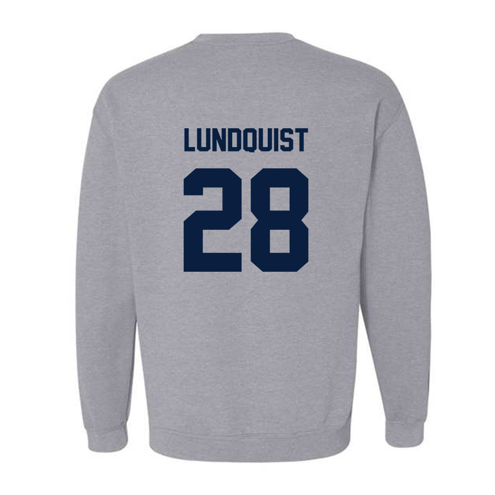 AU - NCAA Baseball : Jake Lundquist - Classic Fashion Shersey Crewneck Sweatshirt-1