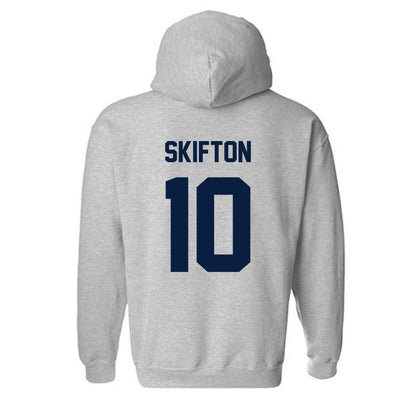 AU - NCAA Football : Adam Skifton - Classic Fashion Shersey Hooded Sweatshirt-1