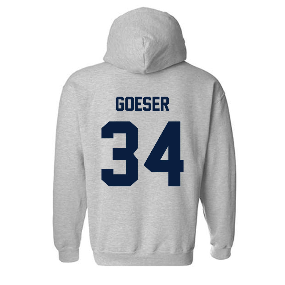 AU - NCAA Baseball : Cole Goeser - Classic Fashion Shersey Hooded Sweatshirt