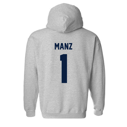 AU - NCAA Men's Ice Hockey : Christian Manz - Classic Fashion Shersey Hooded Sweatshirt