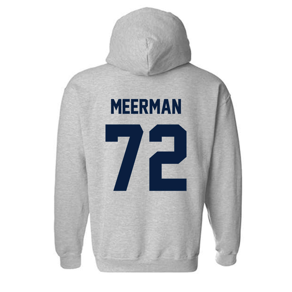 AU - NCAA Men's Ice Hockey : Brett Meerman - Classic Fashion Shersey Hooded Sweatshirt-1