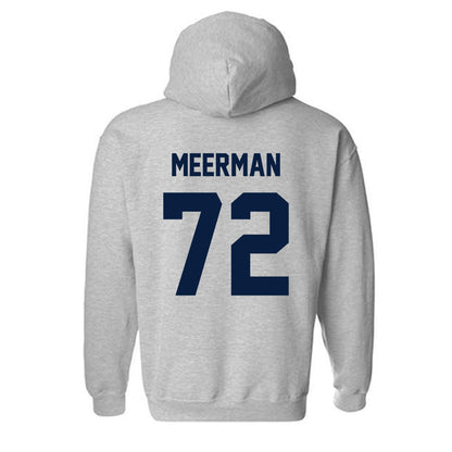 AU - NCAA Men's Ice Hockey : Brett Meerman - Classic Fashion Shersey Hooded Sweatshirt-1