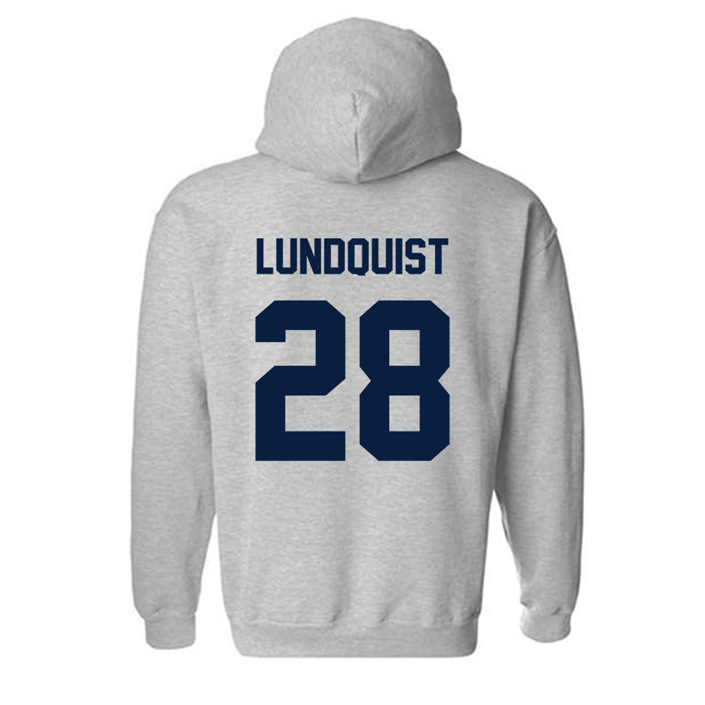 AU - NCAA Baseball : Jake Lundquist - Classic Fashion Shersey Hooded Sweatshirt-1