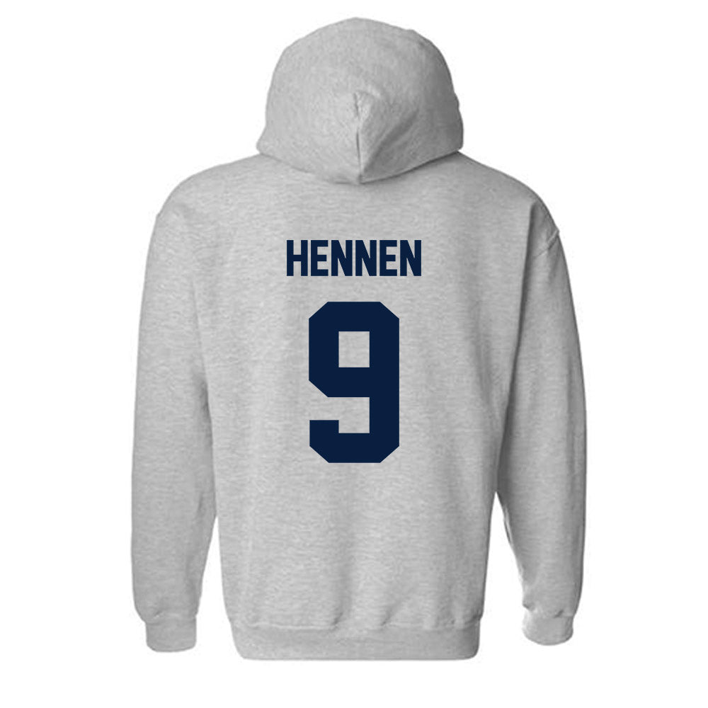 AU - NCAA Men's Ice Hockey : Hayden Hennen - Classic Fashion Shersey Hooded Sweatshirt-1