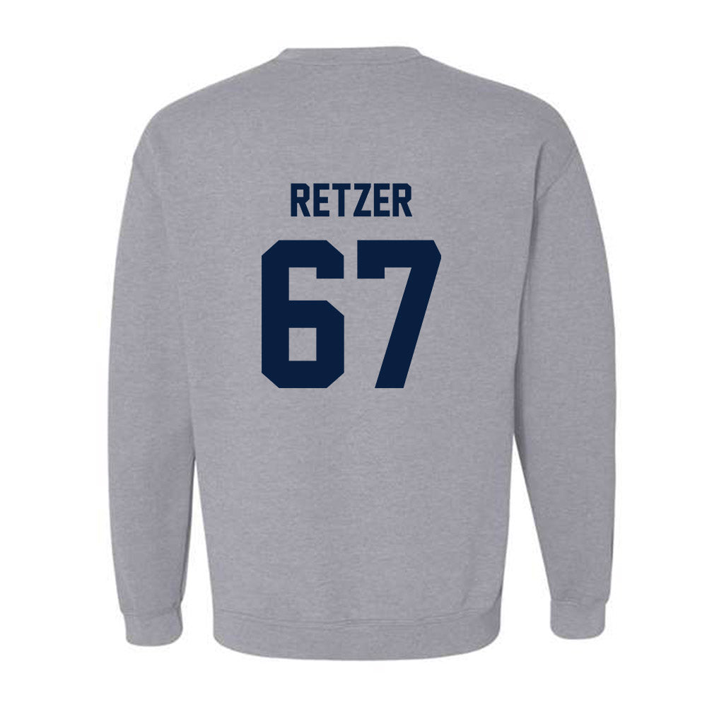 AU - NCAA Football : Ryan Retzer - Classic Fashion Shersey Crewneck Sweatshirt-1