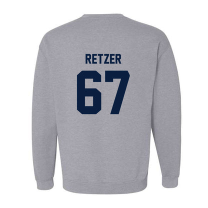 AU - NCAA Football : Ryan Retzer - Classic Fashion Shersey Crewneck Sweatshirt-1