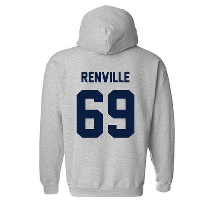 AU - NCAA Football : Elliott Renville - Classic Fashion Shersey Hooded Sweatshirt-1