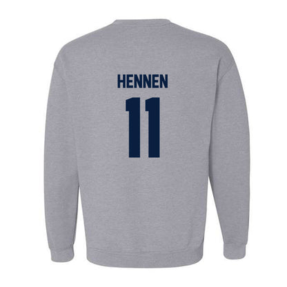  - NCAA Men's Ice Hockey : Tyler Hennen - Classic Fashion Shersey Crewneck Sweatshirt-1