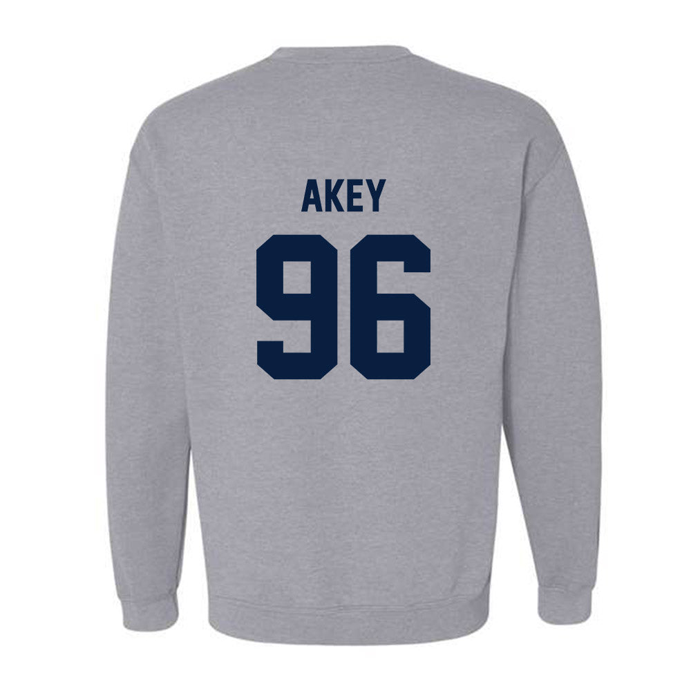 AU - NCAA Football : Connor Akey - Classic Fashion Shersey Crewneck Sweatshirt-1