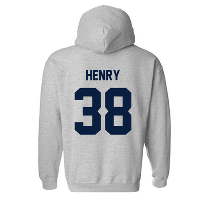 AU - NCAA Baseball : Will Henry - Classic Fashion Shersey Hooded Sweatshirt-1