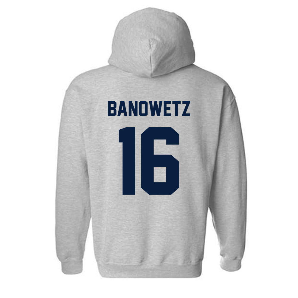 AU - NCAA Baseball : Nick Banowetz - Classic Fashion Shersey Hooded Sweatshirt