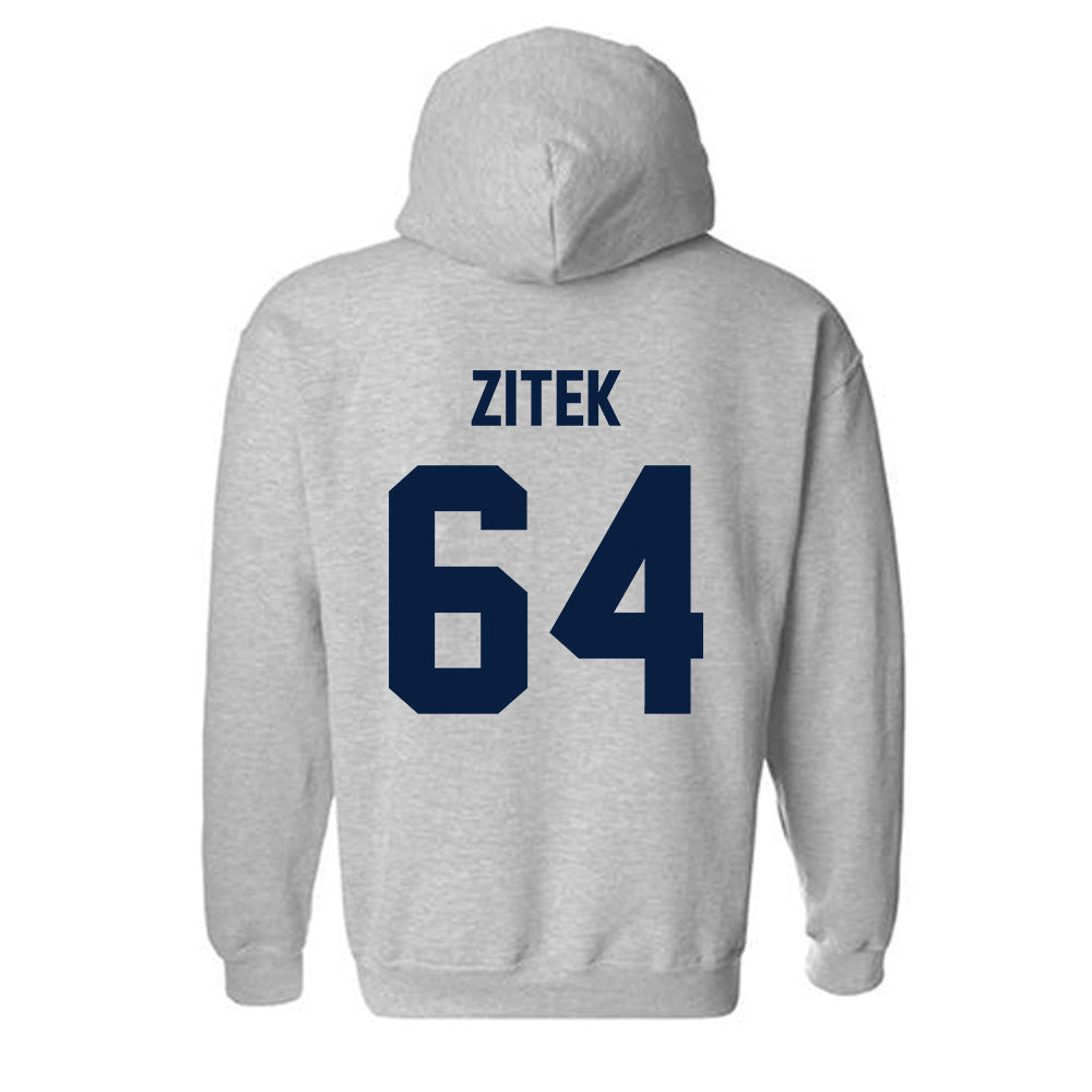 AU - NCAA Football : Jake Zitek - Classic Fashion Shersey Hooded Sweatshirt-1