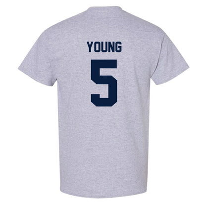 AU - NCAA Men's Ice Hockey : Easton Young - Classic Fashion Shersey T-Shirt-1