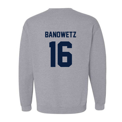 AU - NCAA Baseball : Nick Banowetz - Classic Fashion Shersey Crewneck Sweatshirt