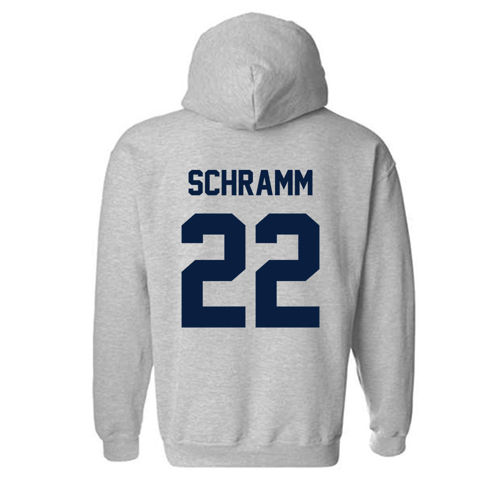 AU - NCAA Softball : Tierney Schramm - Classic Fashion Shersey Hooded Sweatshirt-1