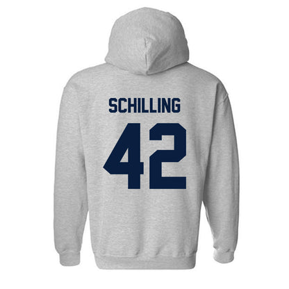 AU - NCAA Baseball : Cory Schilling - Classic Fashion Shersey Hooded Sweatshirt