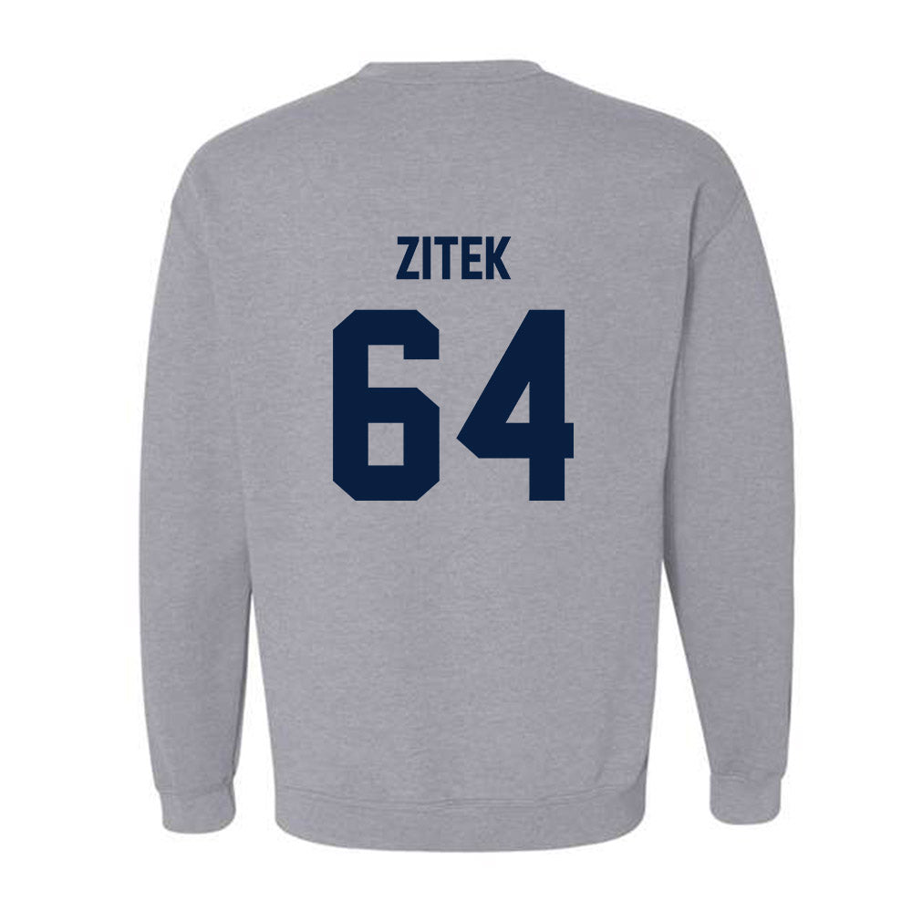 AU - NCAA Football : Jake Zitek - Classic Fashion Shersey Crewneck Sweatshirt-1