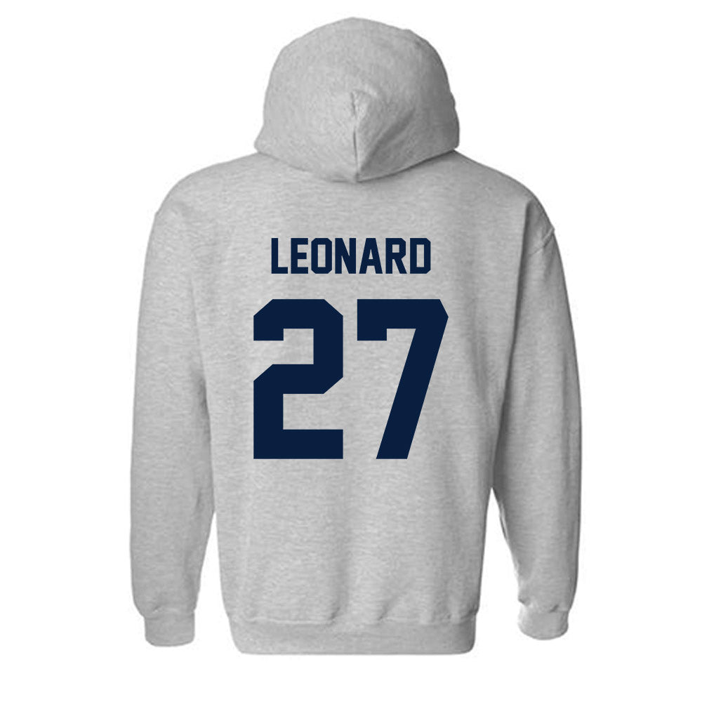 AU - NCAA Football : Logan Leonard - Classic Fashion Shersey Hooded Sweatshirt