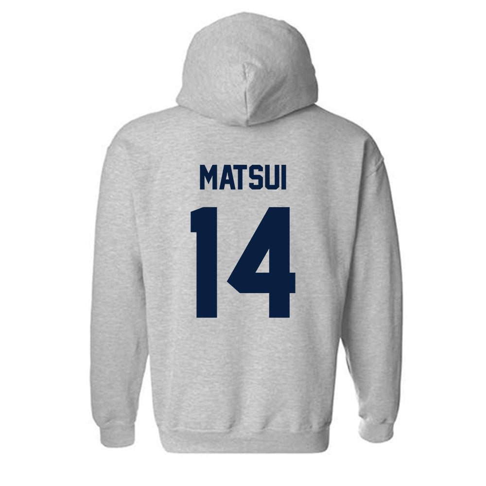 AU - NCAA Men's Ice Hockey : Payton Matsui - Classic Fashion Shersey Hooded Sweatshirt-1