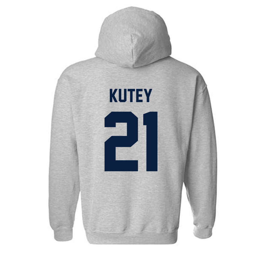 AU - NCAA Women's Volleyball : Jazmen Kutey - Classic Fashion Shersey Hooded Sweatshirt-1