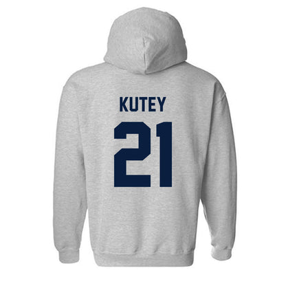 AU - NCAA Women's Volleyball : Jazmen Kutey - Classic Fashion Shersey Hooded Sweatshirt-1