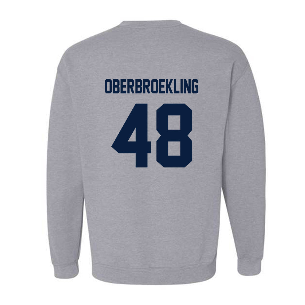 AU - NCAA Baseball : Caden Oberbroekling - Classic Fashion Shersey Crewneck Sweatshirt-1