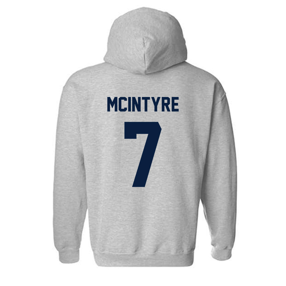 AU - NCAA Men's Ice Hockey : Evan Mcintyre - Classic Fashion Shersey Hooded Sweatshirt