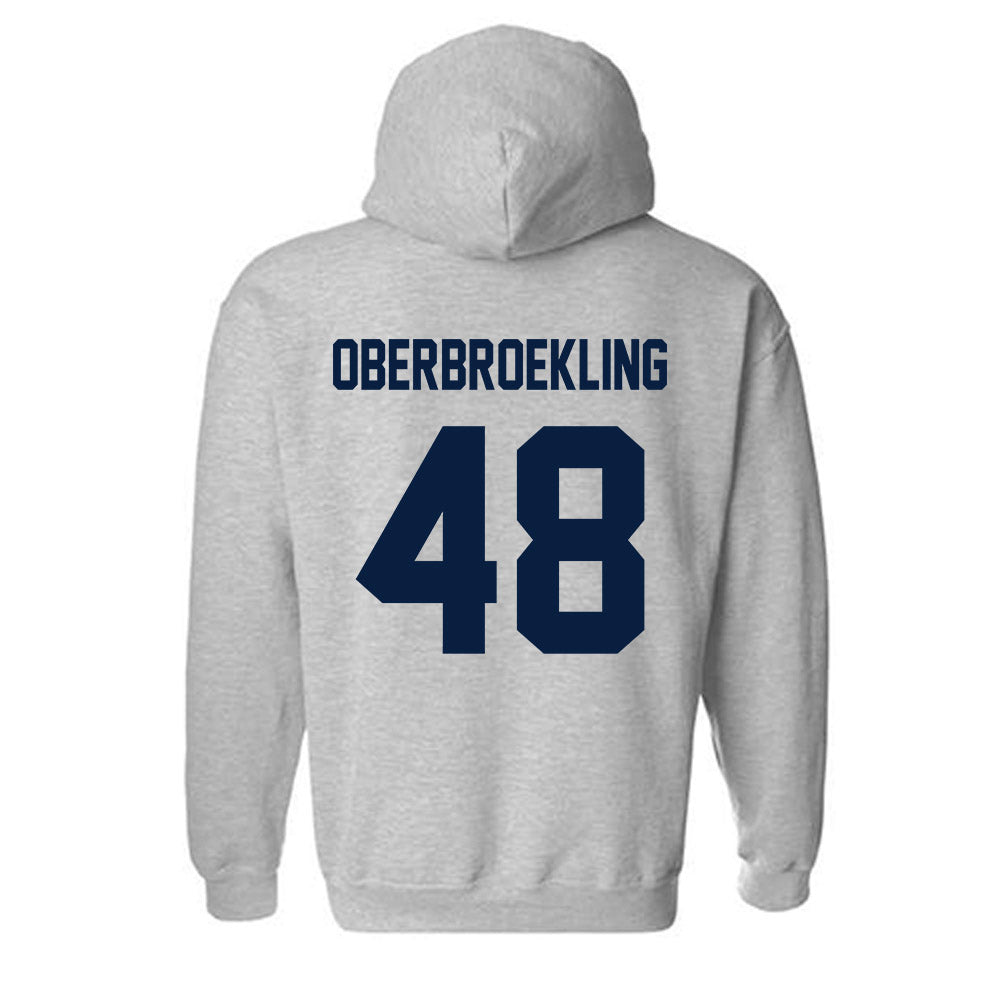 AU - NCAA Baseball : Caden Oberbroekling - Classic Fashion Shersey Hooded Sweatshirt-1