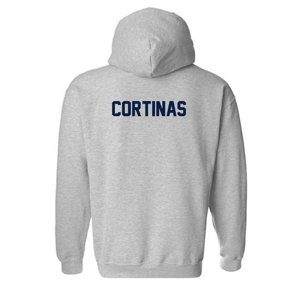 AU - NCAA Men's Tennis : Christian Cortinas - Classic Fashion Shersey Hooded Sweatshirt