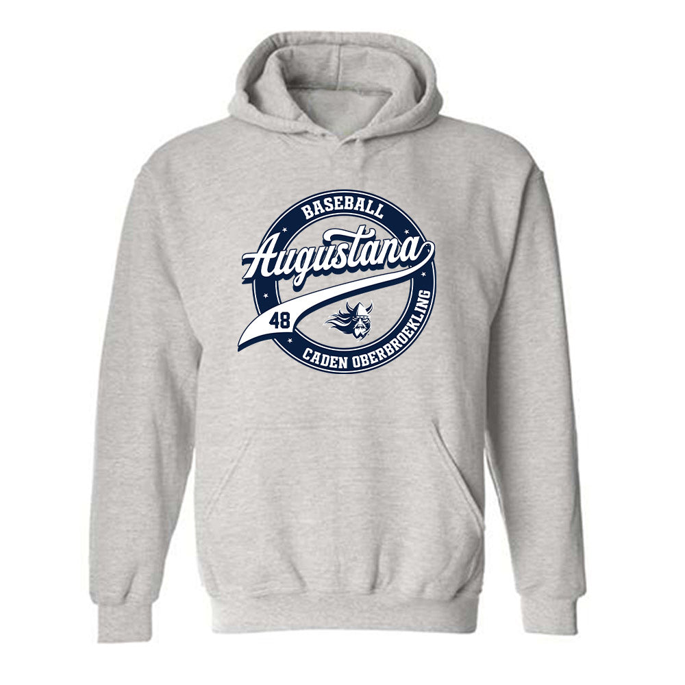 AU - NCAA Baseball : Caden Oberbroekling - Classic Fashion Shersey Hooded Sweatshirt-0