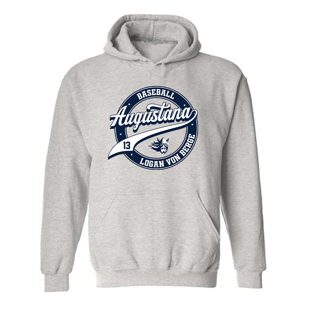 AU - NCAA Baseball : Logan Von Berge - Classic Fashion Shersey Hooded Sweatshirt