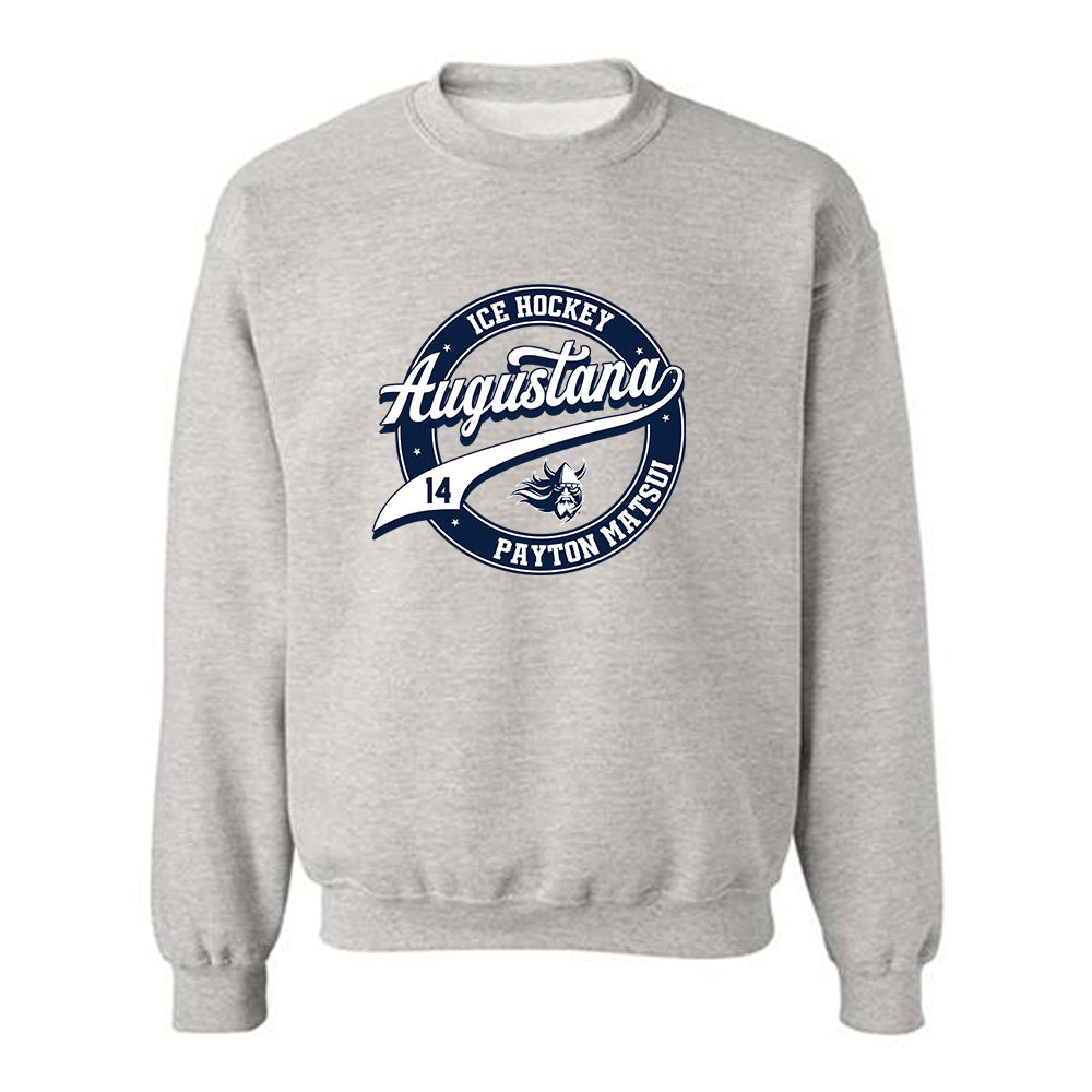 AU - NCAA Men's Ice Hockey : Payton Matsui - Classic Fashion Shersey Crewneck Sweatshirt-0