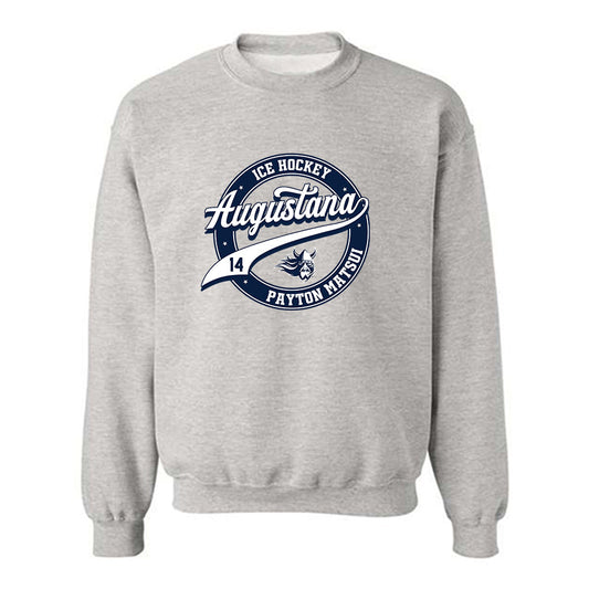 AU - NCAA Men's Ice Hockey : Payton Matsui - Classic Fashion Shersey Crewneck Sweatshirt-0