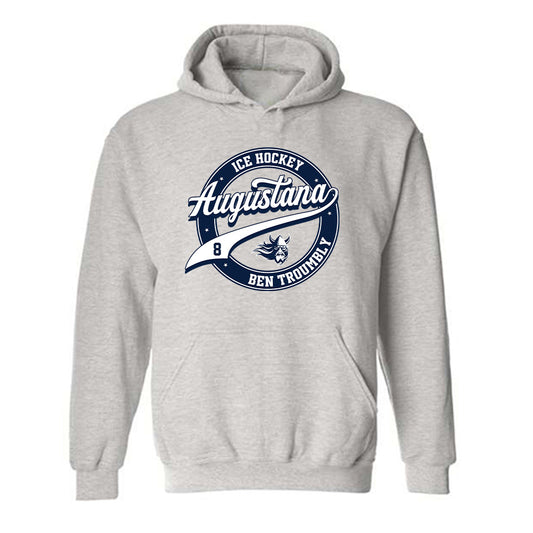 AU - NCAA Men's Ice Hockey : Ben Troumbly - Classic Fashion Shersey Hooded Sweatshirt-0