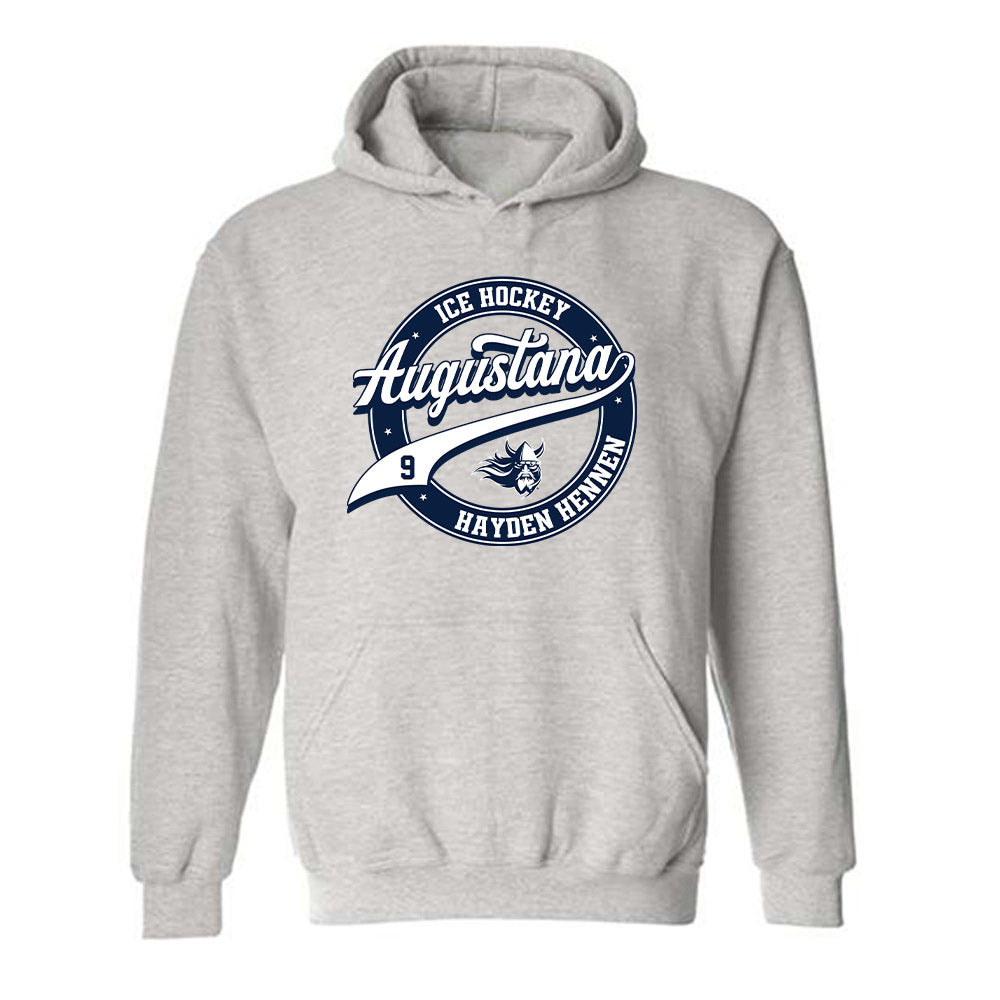 AU - NCAA Men's Ice Hockey : Hayden Hennen - Classic Fashion Shersey Hooded Sweatshirt-0