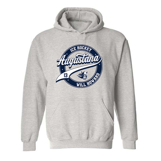 AU - NCAA Men's Ice Hockey : Will Howard - Classic Fashion Shersey Hooded Sweatshirt-0